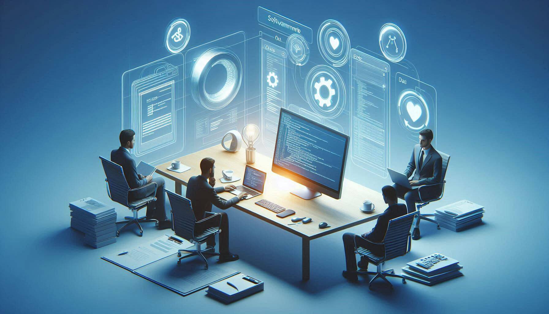 Imagen de desarrollo de software